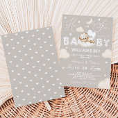 Bärengeschlecht offenbart neutrale Moderne Einladung