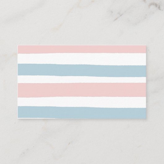 Bärengeschlecht zeigt Windelballon Begleitkarte (Rückseite)