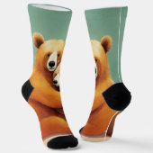 Bärengestaltung Socken (Gewinkelt)