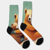 Bärengestaltung Socken (Rechts)