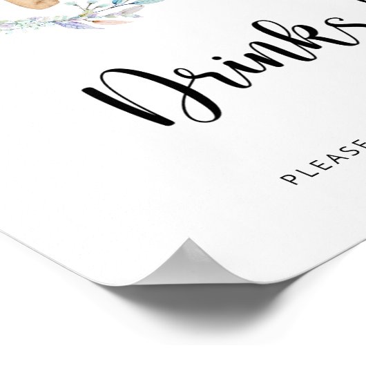 Bärengetränke helfen dir poster (Ecke)