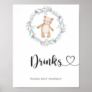 Bärengetränke helfen dir poster