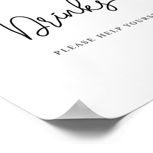 Bärengetränke helfen dir poster (Ecke)