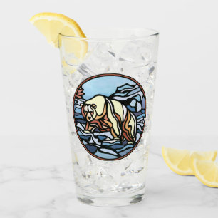 Bärenglas-Tribal-Polar-Bären-Brille Personalisiert Glas