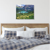 Bärengras über dem Grinnellsee Leinwanddruck (Insitu (Schlafzimmer))