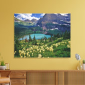 Bärengras über dem Grinnellsee Leinwanddruck (Insitu (Wohnzimmer))