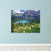 Bärengras über dem Grinnellsee Leinwanddruck (Insitu (Holzboden))