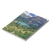 Bärengras über dem Grinnellsee Notizblock (Rotiert)
