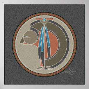 Bärengraues Hintergrundplakat Poster