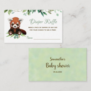 Bärengrün neutrale Babydusche Windelwanne Begleitkarte