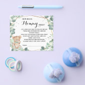 Bärengrün Wie groß ist die Bauchduschkarte der Mam Flyer (Einzeln)