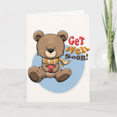 Bärengruß schnell Niedlich Karte (Vorderseite)