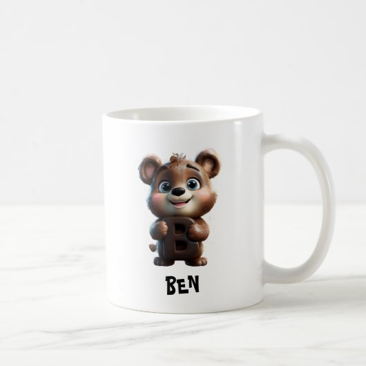 Bärenhalterbrief B Kaffeetasse (Rechts)