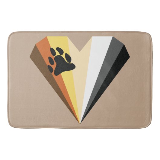 Bärenherz Badematte (Vorderseite)