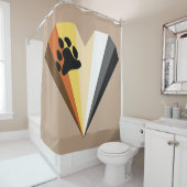 Bärenherz-Duschvorhang Duschvorhang (Beispiel)