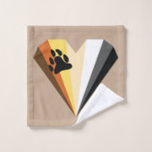 Bärenherz Pride Badewanne Handtuch Set (Waschlappen)