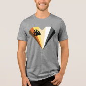 Bärenherz-Shirt Tri-Blend Shirt (Vorderseite)