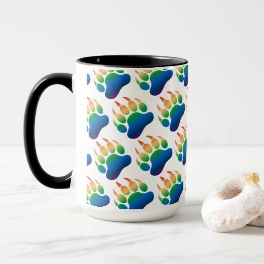 Bärenholzpapier Tasse (Mit Donut)