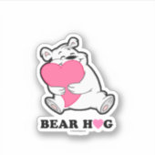 Bärenhug - Vinyl-Aufkleber nach Maß Aufkleber (Vorderseite)