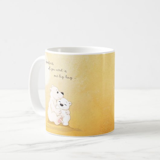Bärenhugs für Sie Kaffeetasse (Vorderseite Links)