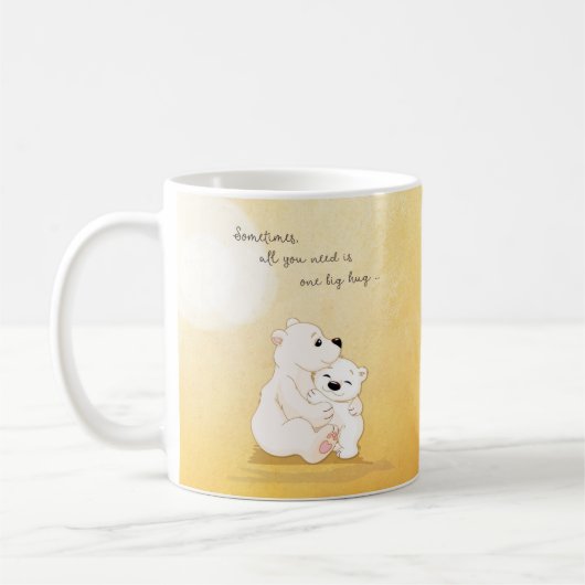 Bärenhugs für Sie Kaffeetasse (Links)