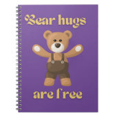 Bärenhugs sind gratis notizblock (Vorderseite)