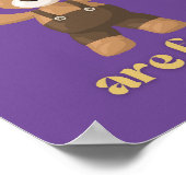 Bärenhugs sind gratis poster (Ecke)