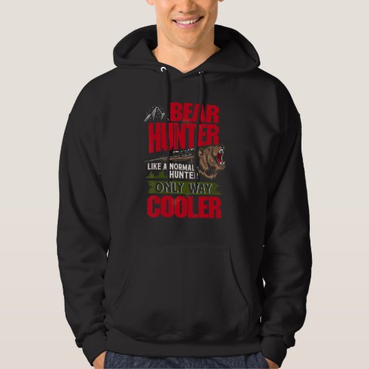 Bärenjagd Definition Tierart Hoodie (Vorderseite)