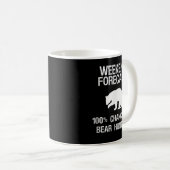 Bärenjagd - Funny Hunter Weekend Forecast Kaffeetasse (VorderseiteRechts)