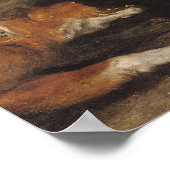 Bärenjagd oder, Schlacht zwischen Hunden und Bären Poster (Ecke)