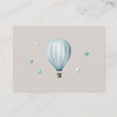 Bärenjunge Babydusche Anfrage Begleitkarte (Rückseite)