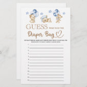 Bärenjunge duschen, was in der Windeltasche ist (Vorne/Hinten)