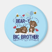 Bärenjunge, sehr große Bruder-Geschwister Magnet (Vorne)