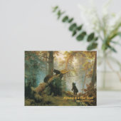 Bärenjungen 1889 Vintag Postkarte (Stehend Vorderseite)