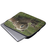 Bärenjungen mit ihrer Mutter Laptopschutzhülle (Vorne Knopf)