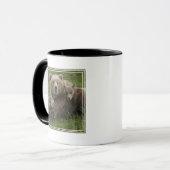 Bärenjungen mit ihrer Mutter Tasse (Vorderseite Links)