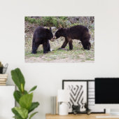 Bärenjungen Poster (Heimbüro)