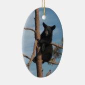 Bärenjunges in einem Baum Keramikornament (Rechts)