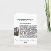 Bärenjungs-Anmerkungs-Karte Karte (Rückseite)