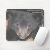 Bärenjungs-Nahaufnahme-Gesicht Mousepad (Mit Mouse)