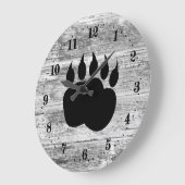 Bärenkabine niedlich große wanduhr (Winkel)