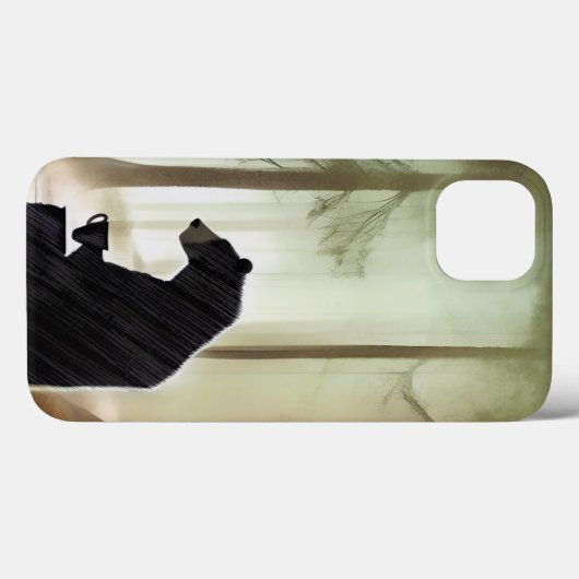 Bärenkaffee im Wald Case-Mate iPhone Hülle (Rückseite (Horizontal))