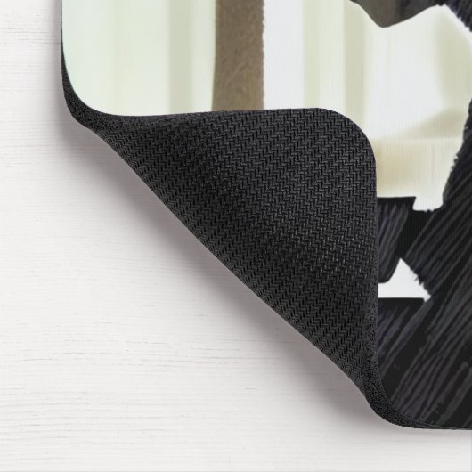 Bärenkaffee im Wald Mousepad (Ecke)