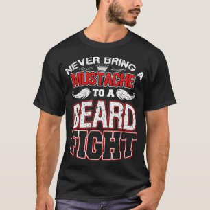 Bärenkämpfe dürfen niemals einen Mustache verursac T-Shirt