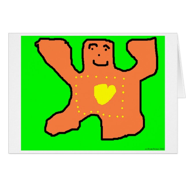 Bärenkarte (Vorderseite (Horizontal))