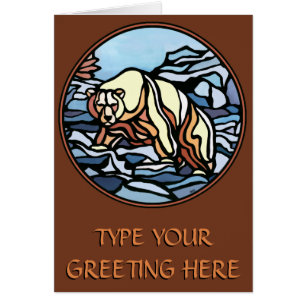 Bärenkarten Maßgeschneiderte Karten für Tribal-Bär