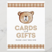 Bärenkarten und Geschenkzeichen (Vorderseite)