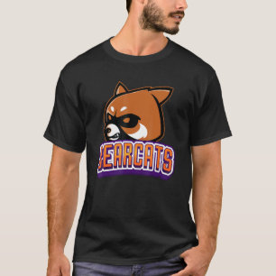 Bärenkatzen-Fan-Tier-Wildlife-Team-Anhänger T-Shirt