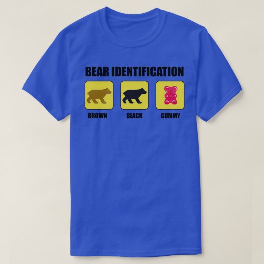 Bärenkennung Funny 1 T-Shirt (Design vorne)