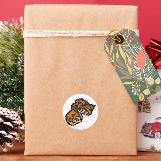 Bärenkleber Runder Aufkleber